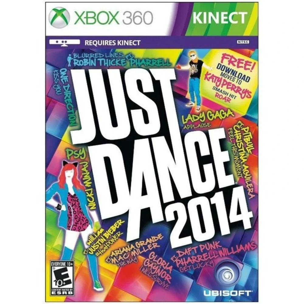Just Dance Games Microsoft Xbox 360,‎ Lot Of 8 Games (read Description)